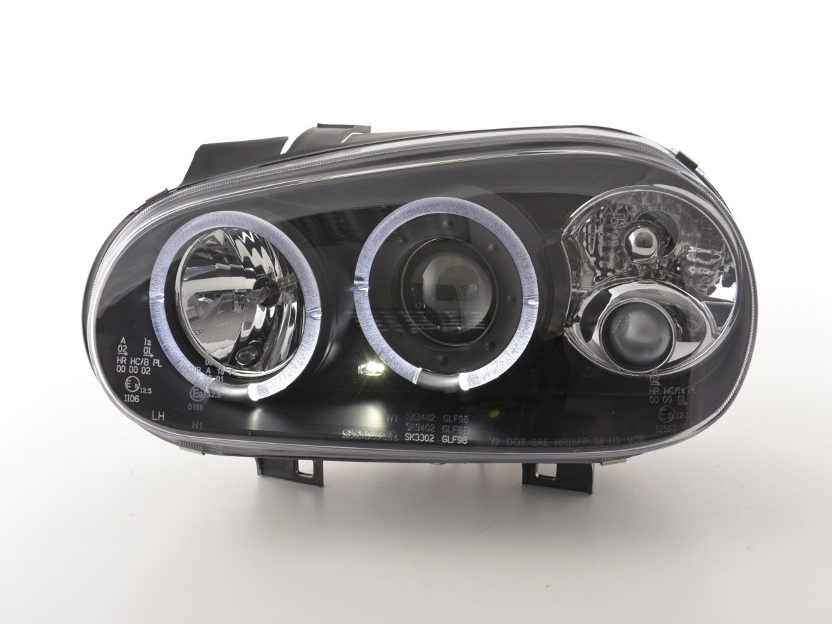 Scheinwerfer Set VW Golf 4 Typ 1J  98-03 schwarz