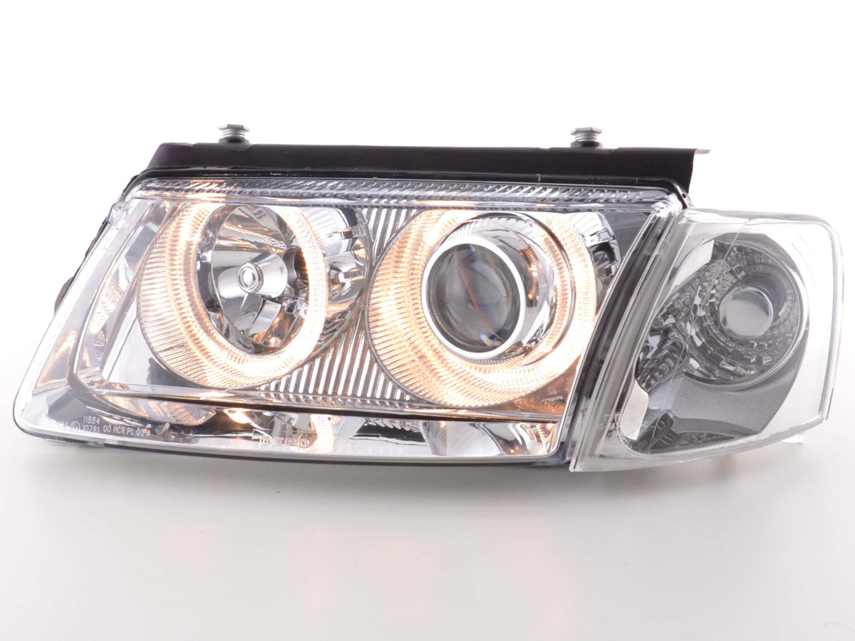 Scheinwerfer Set Angel Eyes VW Passat Typ 3B  97-00 chrom