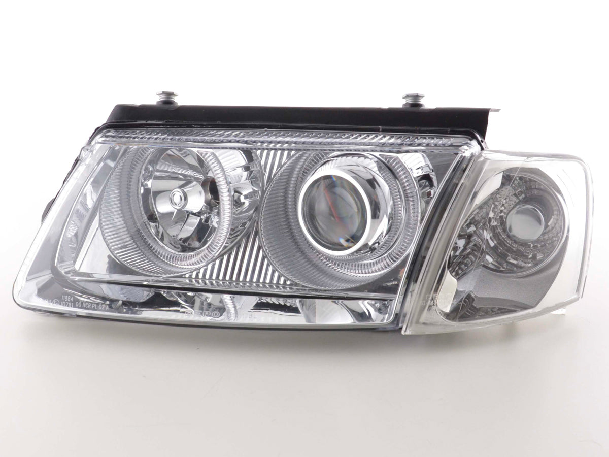 Scheinwerfer Set Angel Eyes VW Passat Typ 3B  97-00 chrom