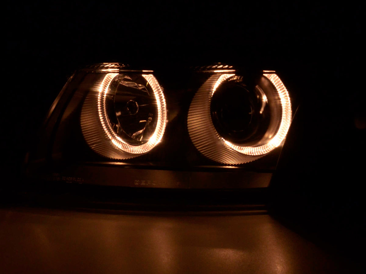 Scheinwerfer Set Angel Eyes VW Passat Typ 3B  97-00 schwarz