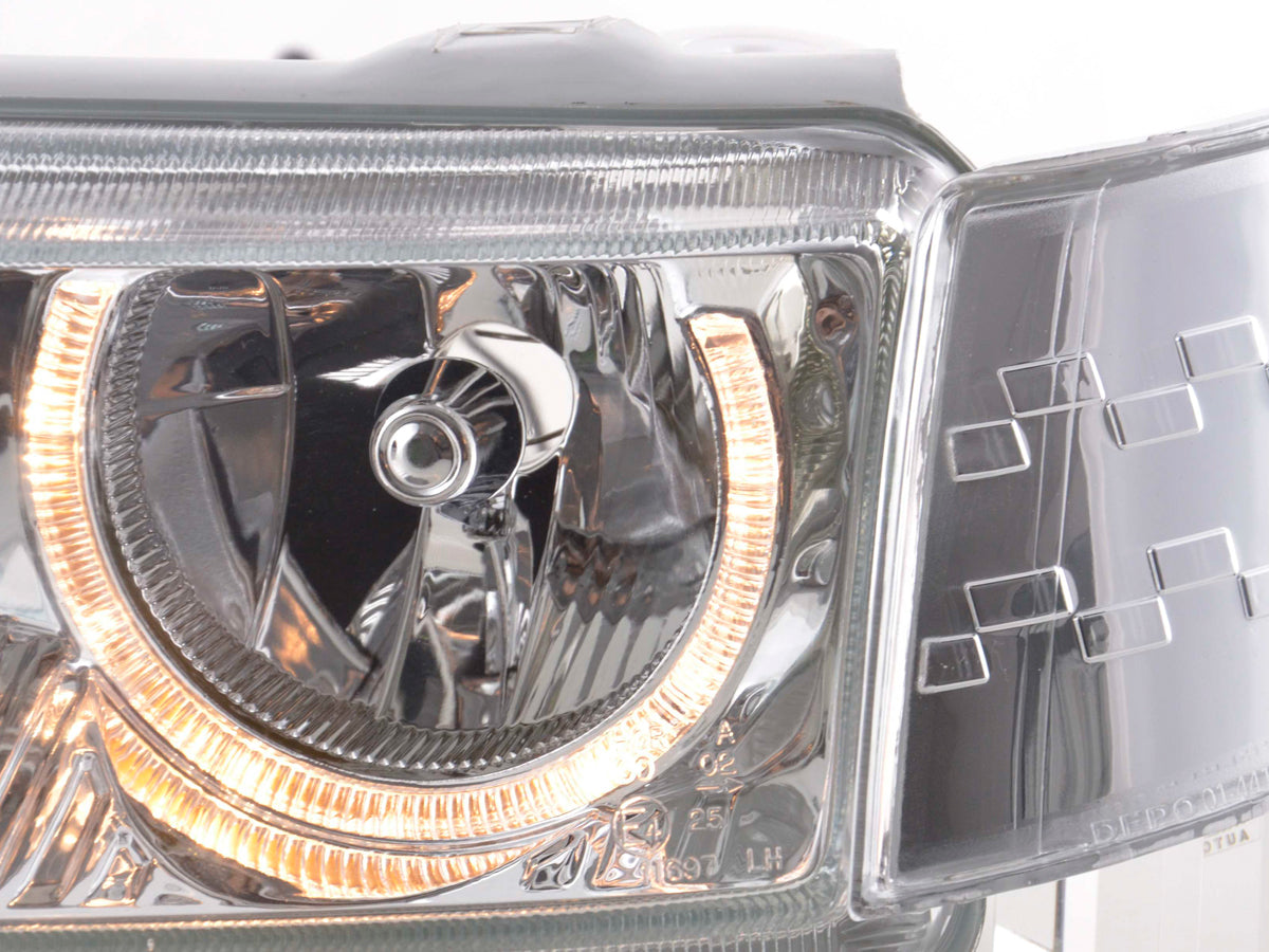 Scheinwerfer Set Angel Eyes VW Passat 35i chrom