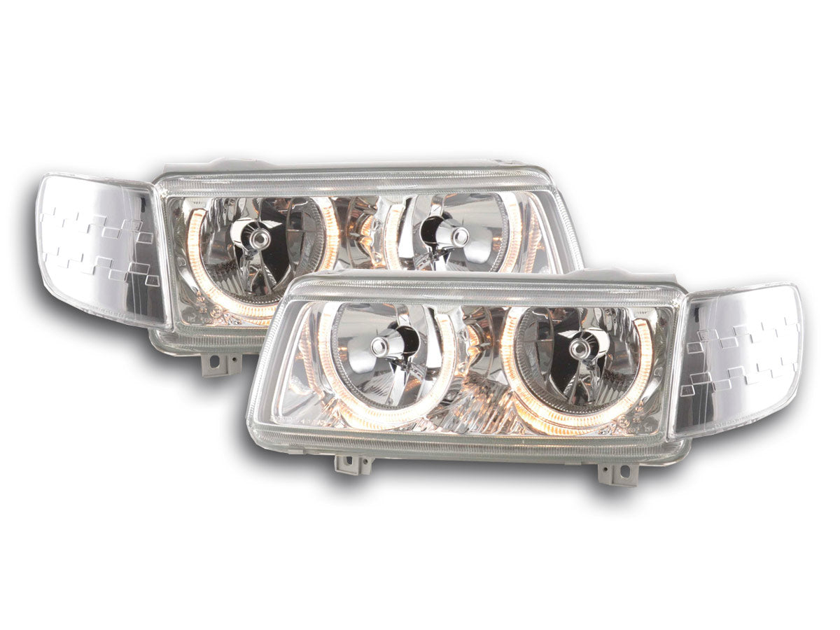 Scheinwerfer Set Angel Eyes VW Passat 35i chrom