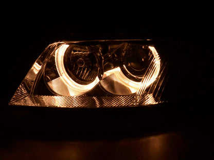 Scheinwerfer Set Angel Eyes VW Passat Typ 3BG  00-05 chrom