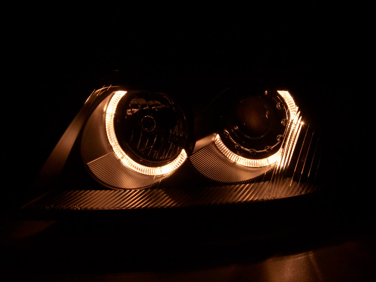 Scheinwerfer Set Angel Eyes VW Passat Typ 3BG  00-05 schwarz