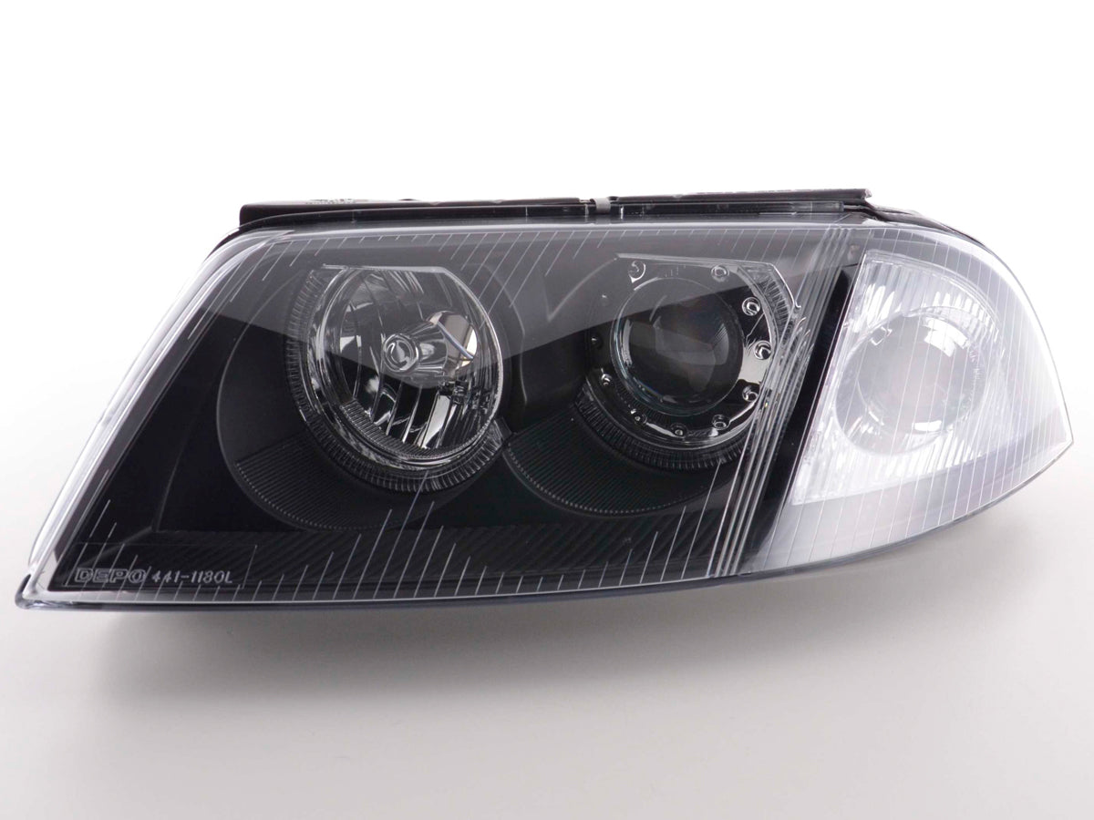 Scheinwerfer Set Angel Eyes VW Passat Typ 3BG  00-05 schwarz