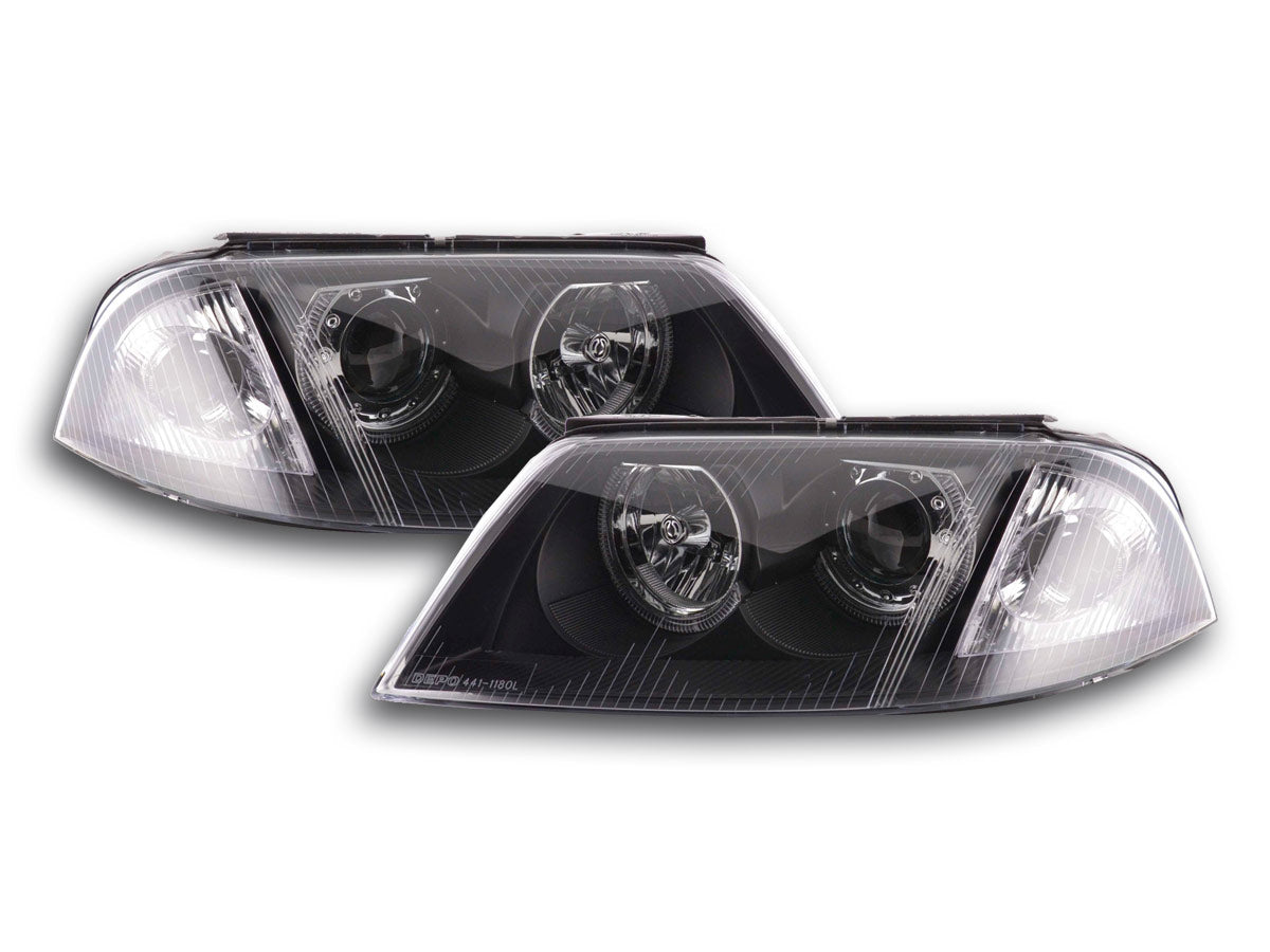 Scheinwerfer Set Angel Eyes VW Passat Typ 3BG  00-05 schwarz