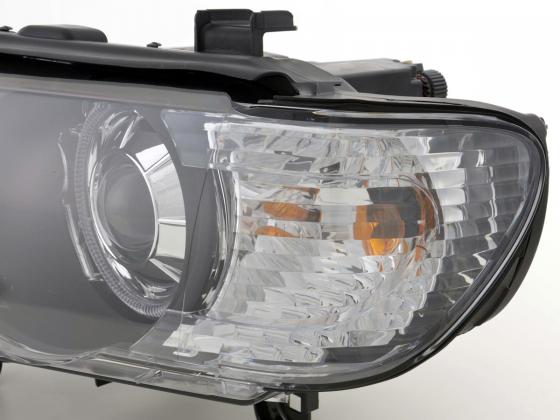 Scheinwerfer Set Angel Eyes BMW X5 E53 schwarz