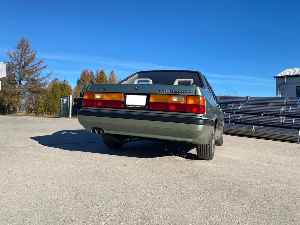 Audi 80/90 Typ 81 Endschalldämpfer - 2x63 Typ 10