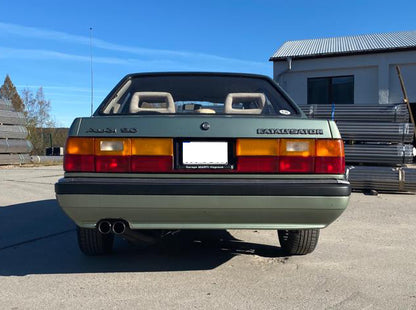 Audi 80/90 Typ 81 Endschalldämpfer - 2x63 Typ 10