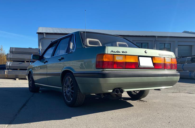 Audi 80/90 Typ 81 Endschalldämpfer - 2x63 Typ 10