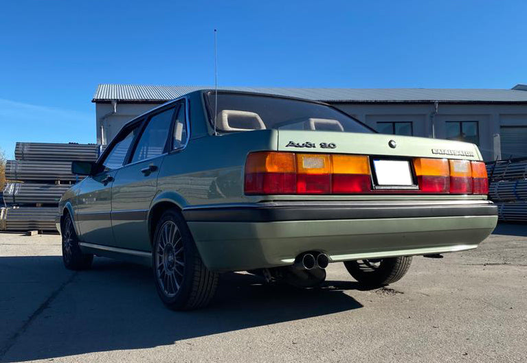 Audi 80/90 Typ 81 Endschalldämpfer - 2x63 Typ 10
