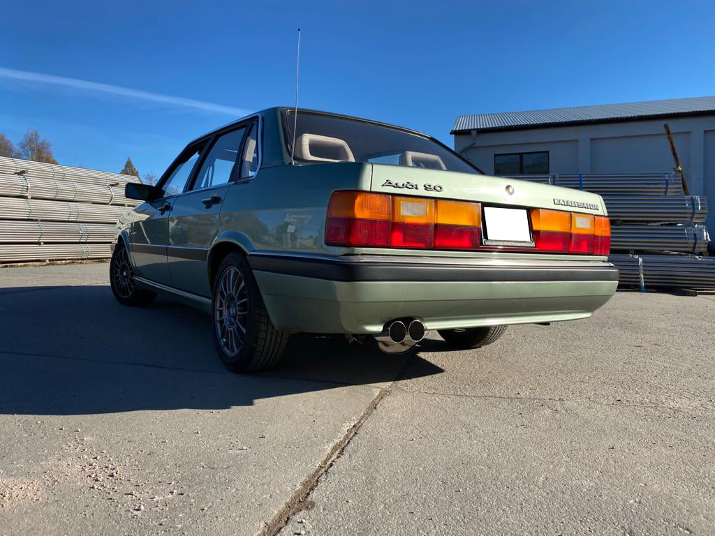 Audi 80/90 Typ 81 Endschalldämpfer - 2x76 Typ 10
