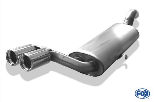 Audi 80/90 Typ 81 Endschalldämpfer - 2x76 Typ 13