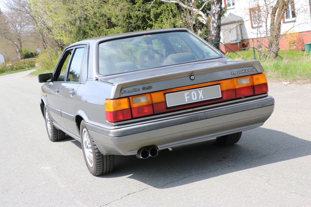 Audi 80/90 Typ 85 quattro Facelift Endschalldämpfer - 2x76 Typ 10