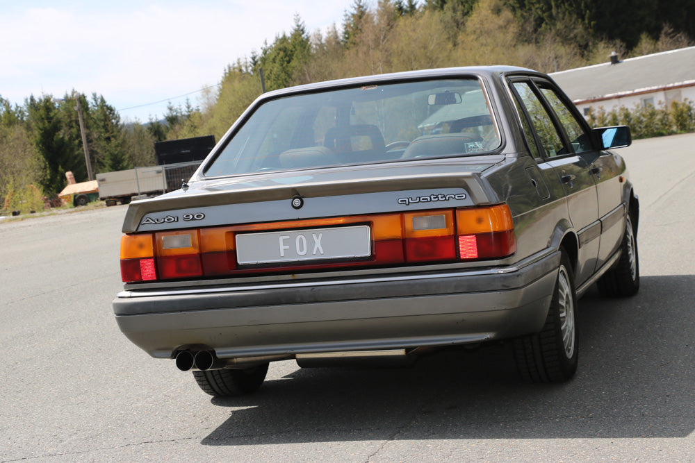 Audi 80/90 Typ 85 quattro Facelift Endschalldämpfer - 2x76 Typ 10