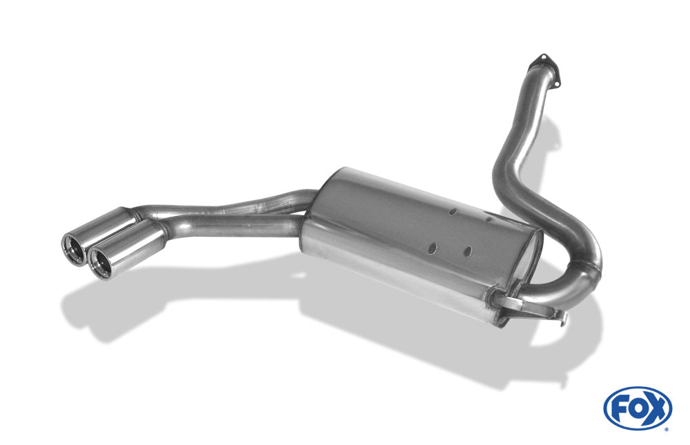 Audi 80/90 Typ 85 quattro Facelift Endschalldämpfer - 2x76 Typ 13