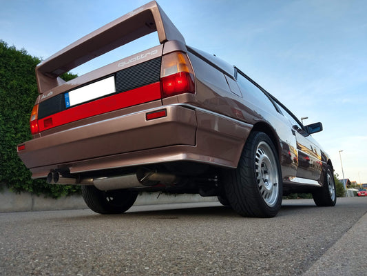 Audi Urquattro Endschalldämpfer Ø70mm - 2x76 Typ 10