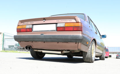 Audi 80/90 Typ 85 quattro Vorfacelift Endschalldämpfer - 2x76 Typ 14