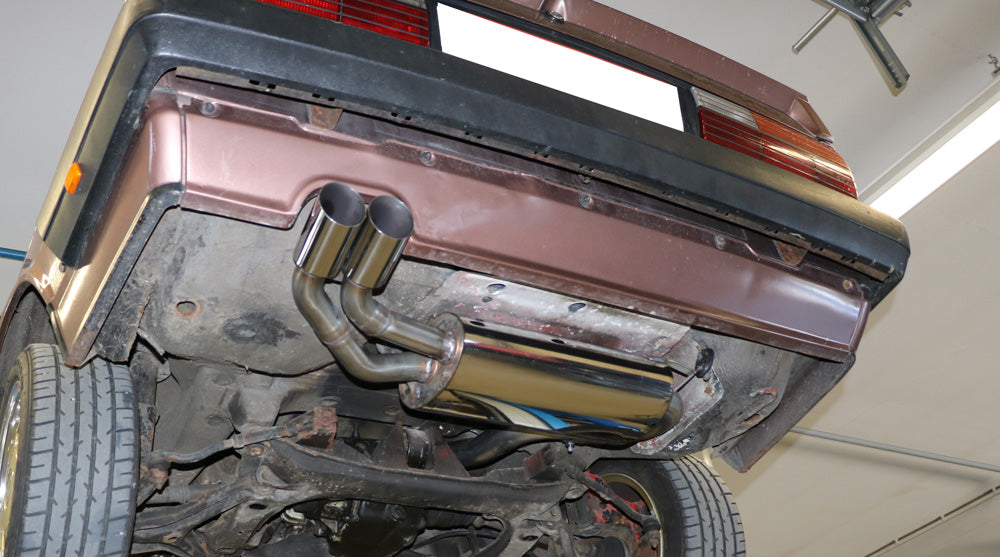 Audi 80/90 Typ 85 quattro Vorfacelift Endschalldämpfer - 2x76 Typ 14