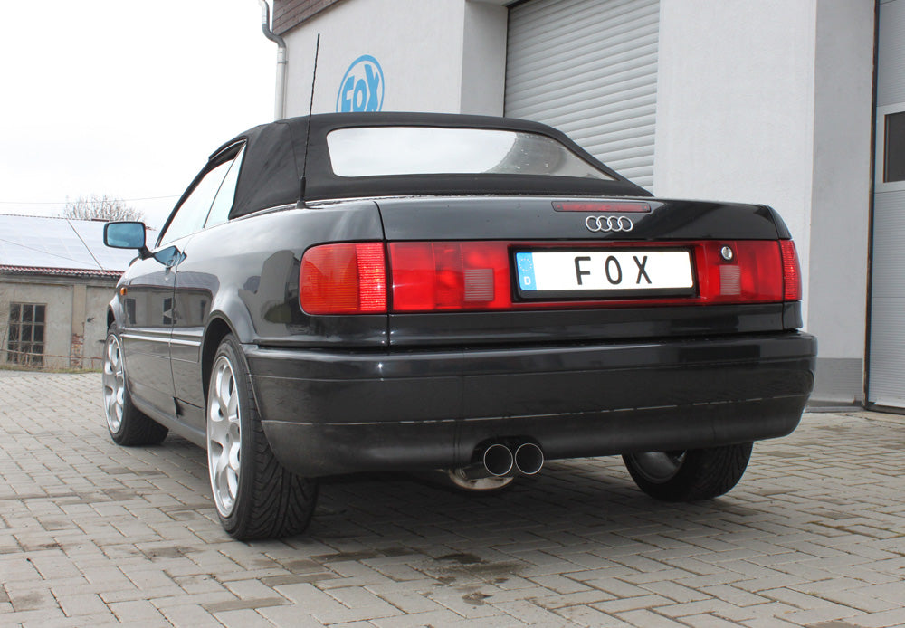 Audi 80/90 - Typ 89, B3 Limousine/ Coupe/ 80 B4 - Cabrio Endschalldämpfer - 2x76 Typ 10