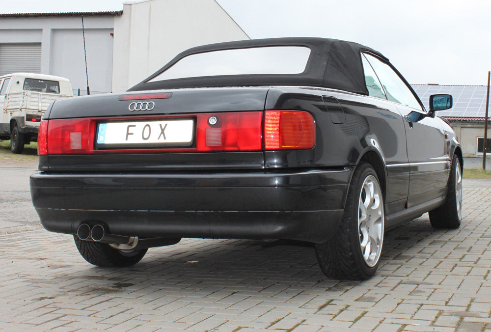 Audi 80/90 - Typ 89, B3 Limousine/ Coupe/ 80 B4 - Cabrio Endschalldämpfer - 2x76 Typ 10