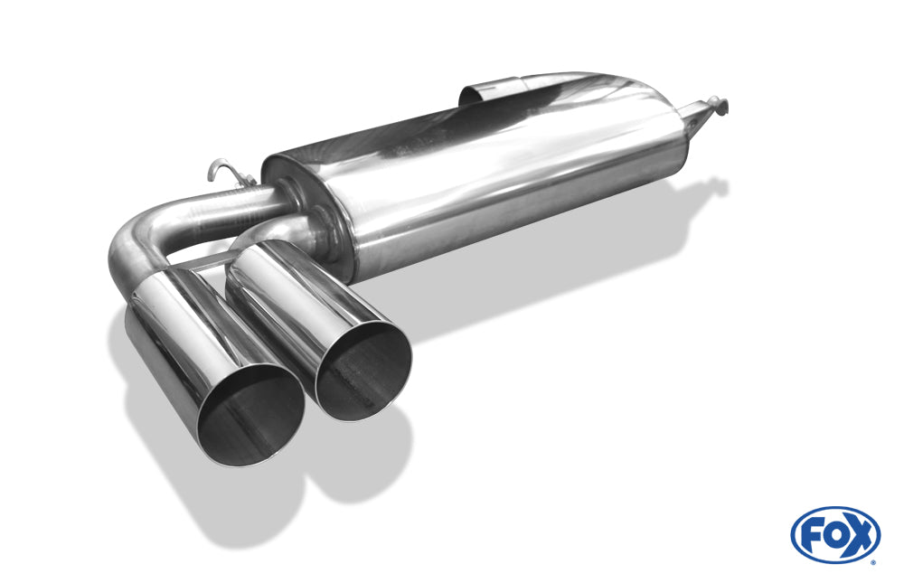 Audi 80/90 Typ 89 quattro Endschalldämpfer quer - 2x76 Typ 10