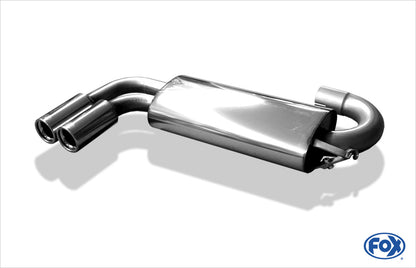 Audi 80/90 Typ 89 quattro Endschalldämpfer - 2x76 Typ 13