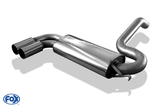 Audi S2 Typ 89 quattro Endschalldämpfer Ø70mm - 2x76 Typ 10