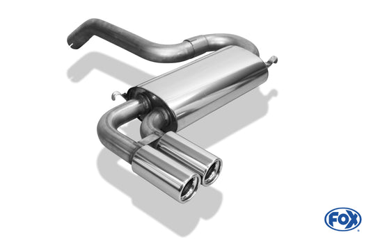 Audi S2 Typ 89 quattro Endschalldämpfer Ø70mm - 2x76 Typ 13