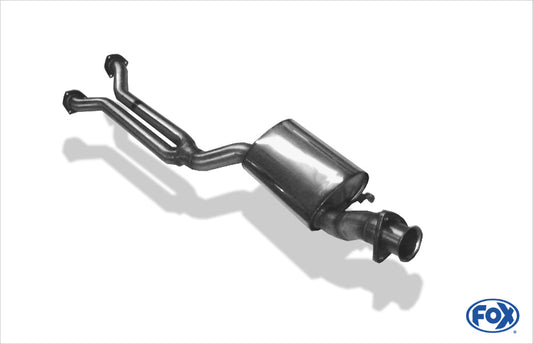 Audi 80/90 Typ 89 quattro Vorschalldämpfer für Modelle mit kurzem Kat (Gesamtlänge Flansch/ Flansch ca. 1,9m)