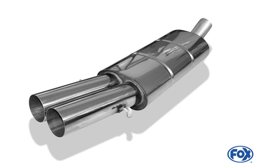 Audi 80/90 - Typ 89, B3 Limousine/ Coupe/ 80 B4 - Cabrio Endschalldämpfer - 2x76 Typ 10