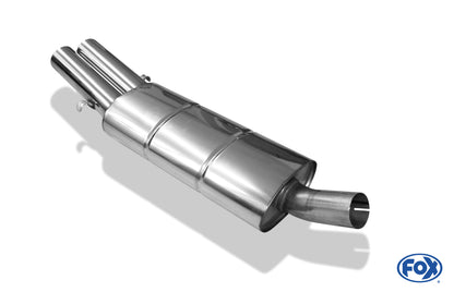 Audi 80/90 - Typ 89, B3 Limousine/ Coupe/ 80 B4 - Cabrio Endschalldämpfer - 2x76 Typ 10