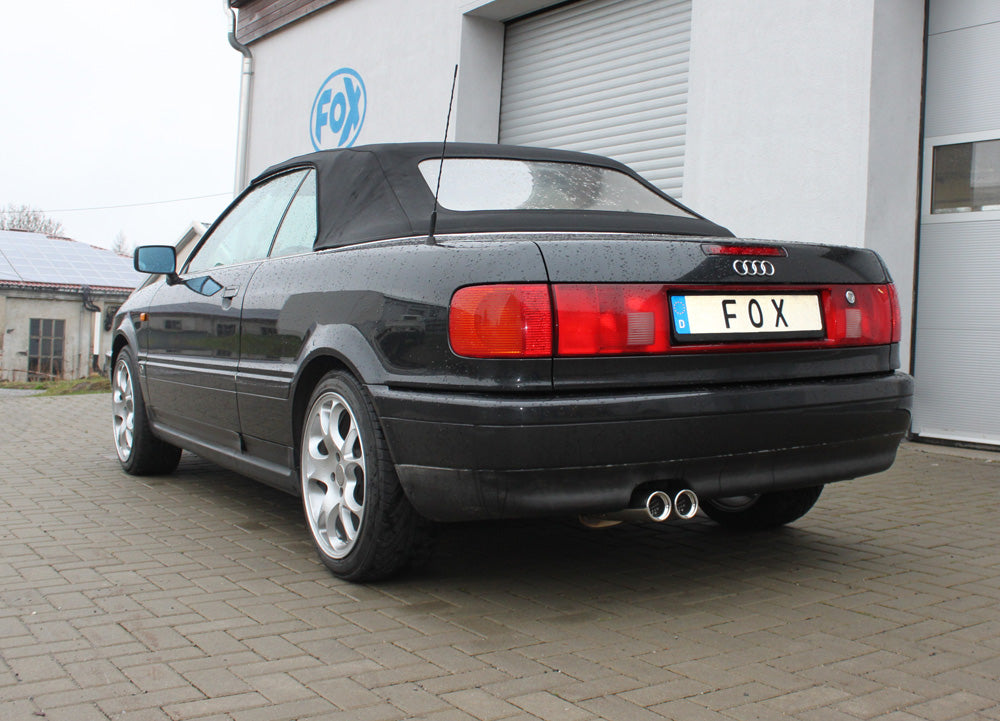 Audi 80/90 - Typ 89, B3 Limousine/ Coupe/ 80 B4 - Cabrio Endschalldämpfer - 2x76 Typ 13