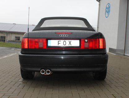 Audi 80/90 - Typ 89, B3 Limousine/ Coupe/ 80 B4 - Cabrio Endschalldämpfer - 2x76 Typ 13