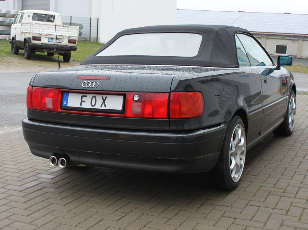 Audi 80/90 - Typ 89, B3 Limousine/ Coupe/ 80 B4 - Cabrio Endschalldämpfer - 2x76 Typ 13