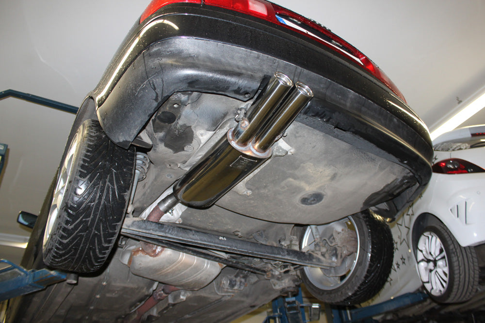 Audi 80/90 - Typ 89, B3 Limousine/ Coupe/ 80 B4 - Cabrio Endschalldämpfer - 2x76 Typ 13