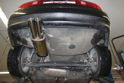 Audi 80/90 - Typ 89, B3 Limousine/ Coupe/ 80 B4 - Cabrio Endschalldämpfer - 2x76 Typ 13