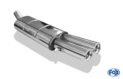 Audi 80/90 - Typ 89, B3 Limousine/ Coupe/ 80 B4 - Cabrio Endschalldämpfer - 2x76 Typ 13