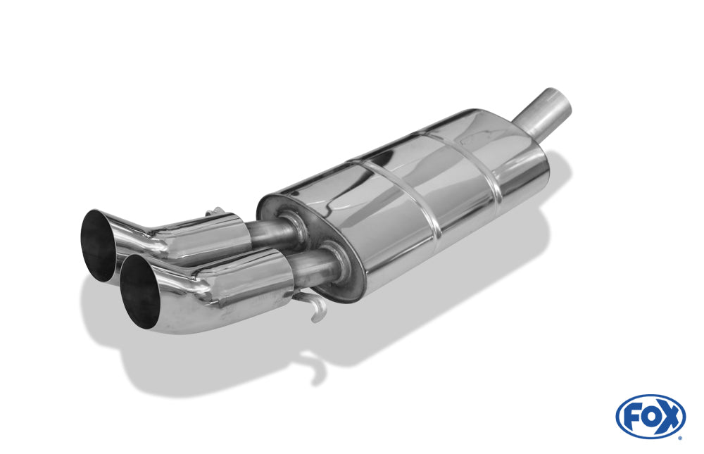 Audi 80/90 - Typ 89, B3 Limousine/ Coupe/ 80 B4 - Cabrio Endschalldämpfer - 2x76 Typ 18