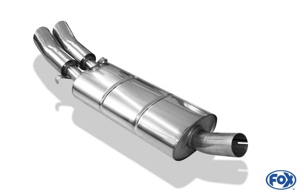 Audi 80/90 - Typ 89, B3 Limousine/ Coupe/ 80 B4 - Cabrio Endschalldämpfer - 2x76 Typ 18