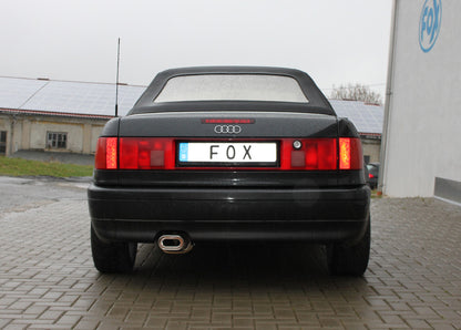 Audi 80/90 - Typ 89, B3 Limousine/ Coupe/ 80 B4 - Cabrio Endschalldämpfer - 135x80 Typ 53