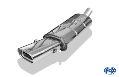 Audi 80/90 - Typ 89, B3 Limousine/ Coupe/ 80 B4 - Cabrio Endschalldämpfer - 135x80 Typ 53