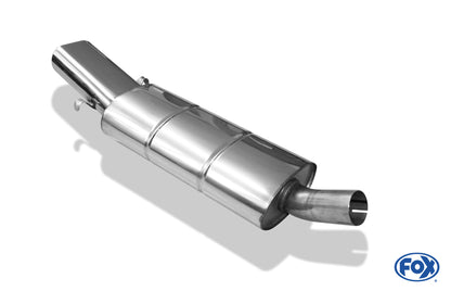 Audi 80/90 - Typ 89, B3 Limousine/ Coupe/ 80 B4 - Cabrio Endschalldämpfer - 135x80 Typ 53