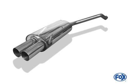 Audi 80 Typ B4 Limousine & Avant Endschalldämpfer zweiflutig - 2x76 Typ 10