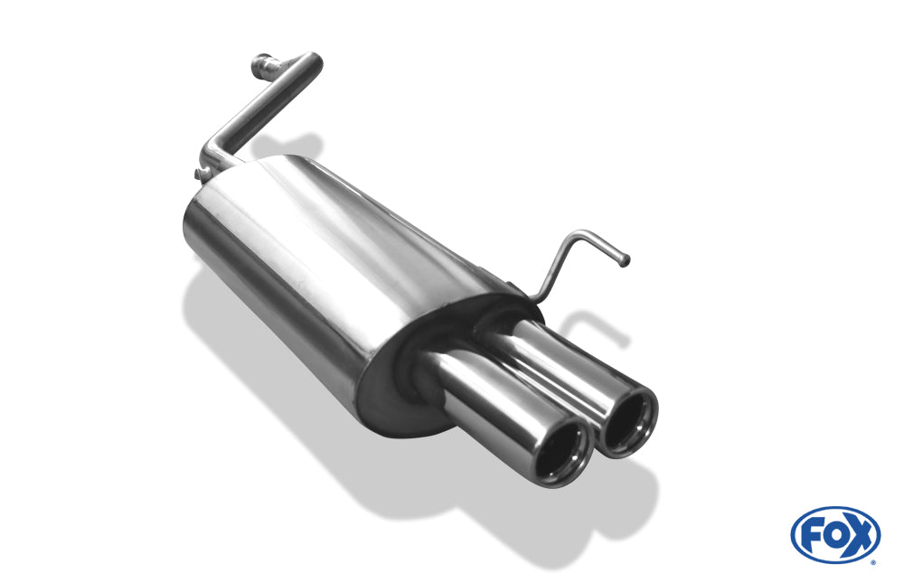 Audi 80 Typ B4 Limousine & Avant Endschalldämpfer zweiflutig - 2x76 Typ 13