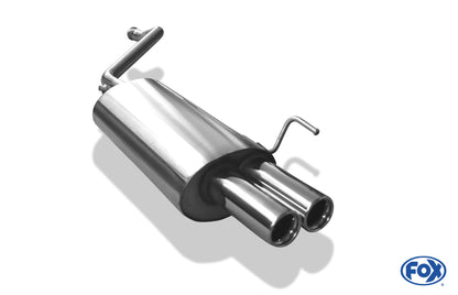 Audi 80 Typ B4 Limousine & Avant Endschalldämpfer zweiflutig - 2x76 Typ 13