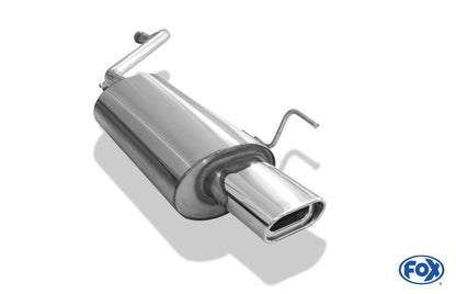 Audi 80 Typ B4 Limousine & Avant Endschalldämpfer zweiflutig - 135x80 Typ 53