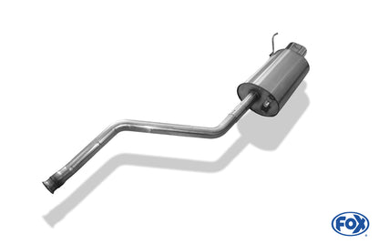 Audi 80 Typ B4 Limousine & Avant Endschalldämpfer zweiflutig - 135x80 Typ 53