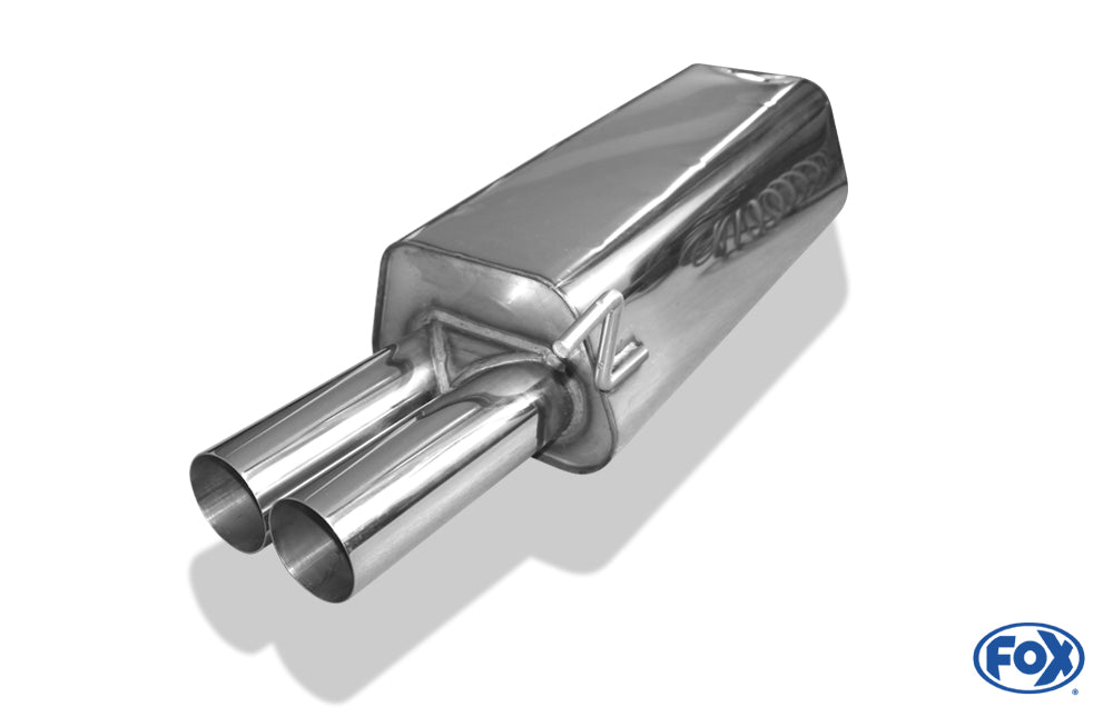 Audi 80 Typ B4 Limousine & Avant Endschalldämpfer Ø63,5mm - 2x76 Typ 10