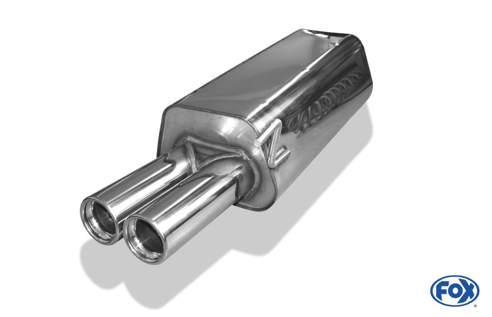 Audi 80 Typ B4 Limousine & Avant Endschalldämpfer Ø63,5mm - 2x76 Typ 13